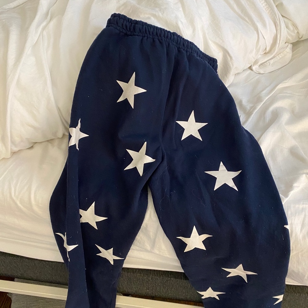 Navy star sweats